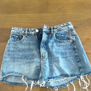 Garage denim festival shorts size 01